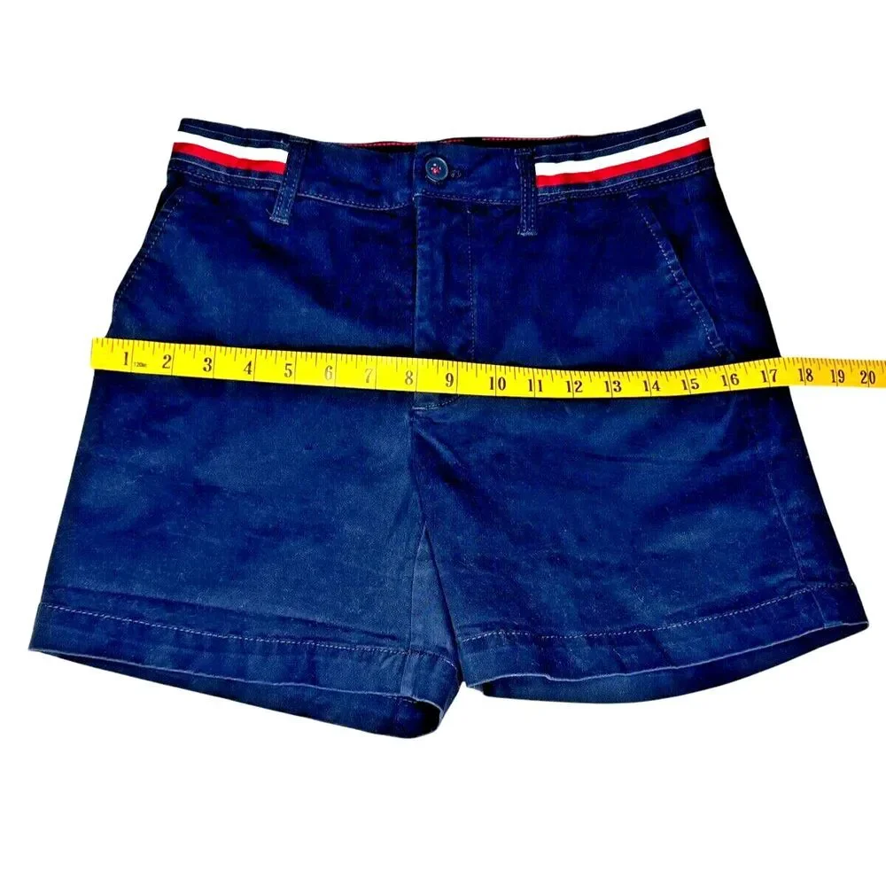 Tommy‎ Hilfiger Boys' Classic Stretch Chino Shorts, 5-Inch, Blue, Size 00